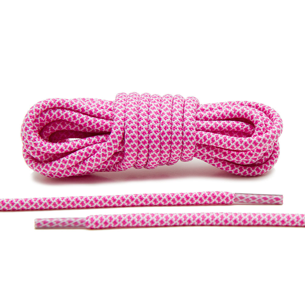 Pink/White – Rope Laces